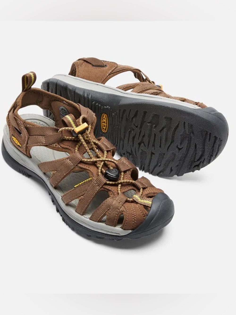 KEEN Brown Waterproof Closed-Toe Sandals
